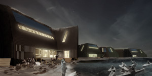 Arctic Live/Work. Design proposal of a new type of work/live housing unit for Arctic communities in Nunavut, Canada. (Courtesy: PinkCloud.dk)