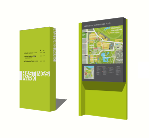 Visual identity and wayfinding signage for Vancouver's Hastings Park (Image by PUBLIC)
