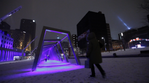 ICEBERG in Montréal. An installation by ATOMIC3, Les Ateliers Numériques and APPAREIL architecture