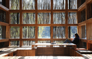 Liyuan Library in Jiaojiehe Village, Huairou County, Beijing, China by li xiaodong / atelier