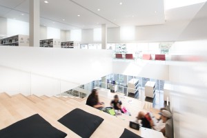 Saul-Bellow Library in Montréal by Chevalier Morales Architectes