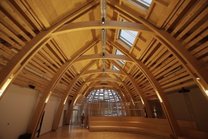 Aanischaaukamikw Cree Cultural Institute in Oujé-Bougoumou, Québec by Rubin & Rotman Architects and Douglas Cardinal