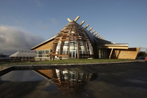 Aanischaaukamikw Cree Cultural Institute in Oujé-Bougoumou, Québec by Rubin & Rotman Architects and Douglas Cardinal