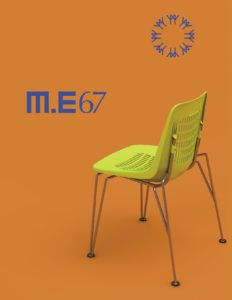 M.E67 Chair by mile Metivier and Leo Victor